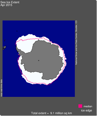 Capa del hielo marino antártico alcanza nuevo récord en abril