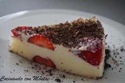 Postre de yogurt y fresas Postre de yogurt y fresas
