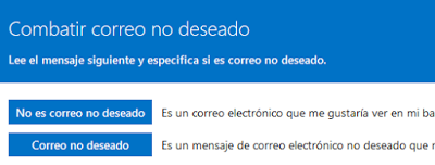Outlook te invita a combatir el correo Basura Outlook te invita a combatir el correo Basura