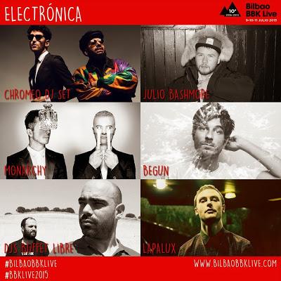 El BBK Bilbao Live incorpora a Chromeo, Julio Bashmore, Monarchy, BeGun, The Parrots, Trajano!... El BBK Bilbao Live incorpora a Chromeo, Julio Bashmore, Monarchy, BeGun, The Parrots, Trajano!...