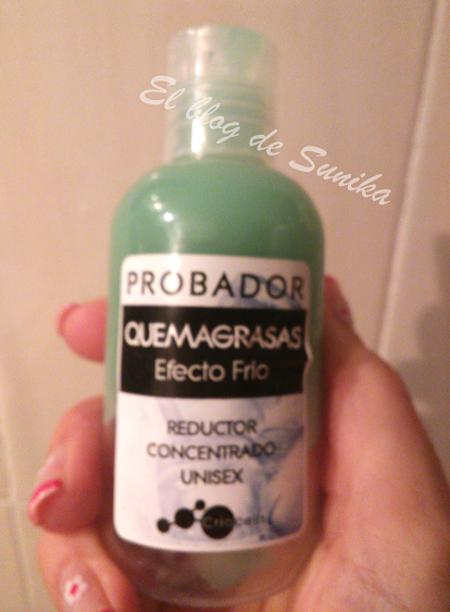 Quemagrasas efecto frío de Criacells efecto frío