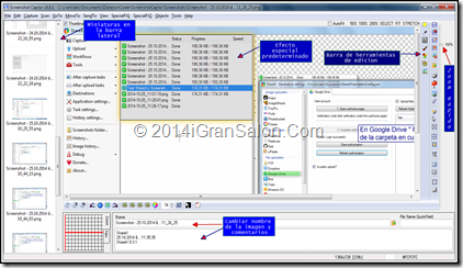 Algunos puntos por destacar en este programa de capturas de pantalla y edicion gratuito para windows