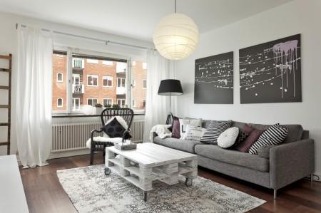 Mesa con palets Mesa con palets