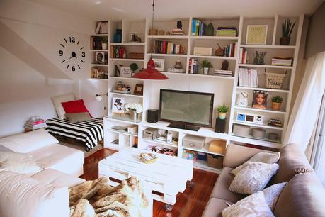 Mesa con palets Mesa con palets