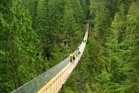 Capilano puente colgante Vancouver