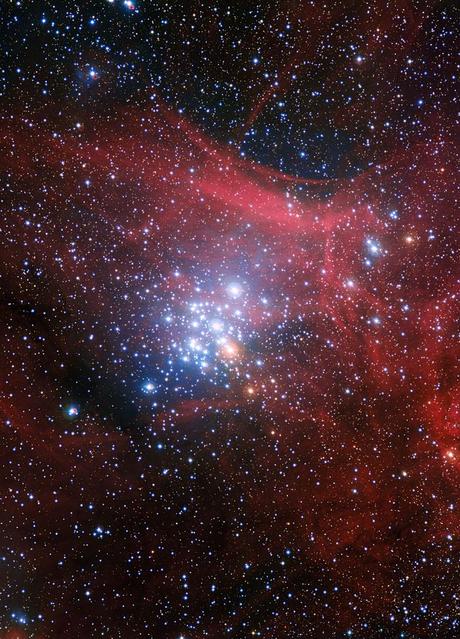 Vida y muerte de estrellas hermanas en NGC 3293