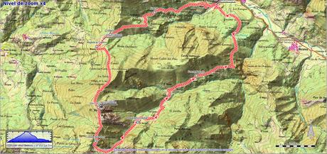 Mapa de la ruta Belerda, Visu La Grande