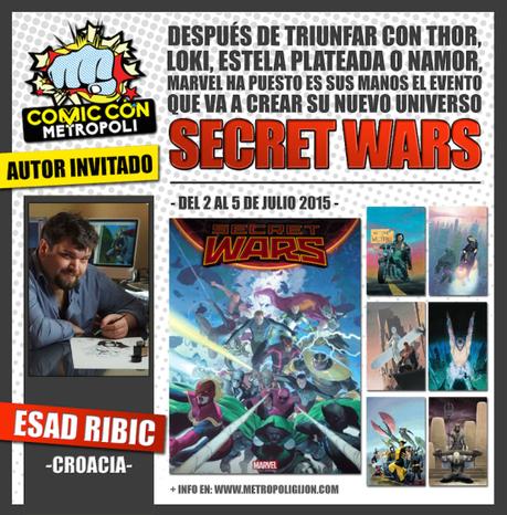Esad Ribic presentará Secret Wars en Metrópoli Esad Ribic presentará Secret Wars en Metrópoli