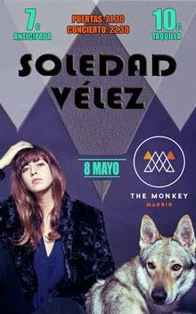 Cancelado Concierto de SOLEDAD VÉLEZ en Madrid (08.Mayo.2015) Cancelado Concierto de SOLEDAD VÉLEZ en Madrid (08.Mayo.2015)