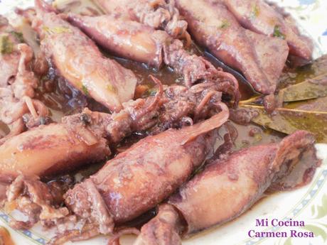 CALAMARITOS EN SALSA DE VINO BLANCO CALAMARITOS EN SALSA DE VINO BLANCO