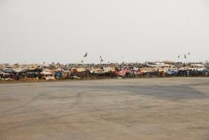 Campo de refugiados en Bangui, República Centrafricana