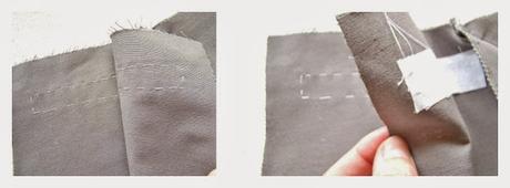 Para mayor precisión pasaremos señales con hilvanes Con esta técnica acertaremos seguro