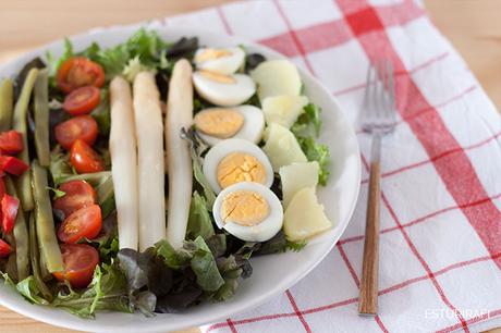 Ensalada primavera nicoise Ensalada primavera nicoise