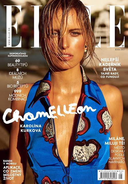 Karolina Kurkova sube el glam para ELLE Rep. Checa