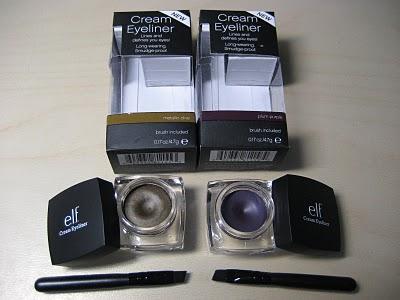 Nuevos Cream Eyeliner e.l.f y +