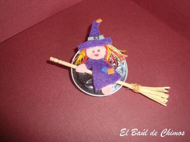Broche bruja Halloween o noche de brujas…