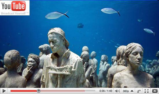 La pátina de la vida. Escultura submarina de Jason de Caires.