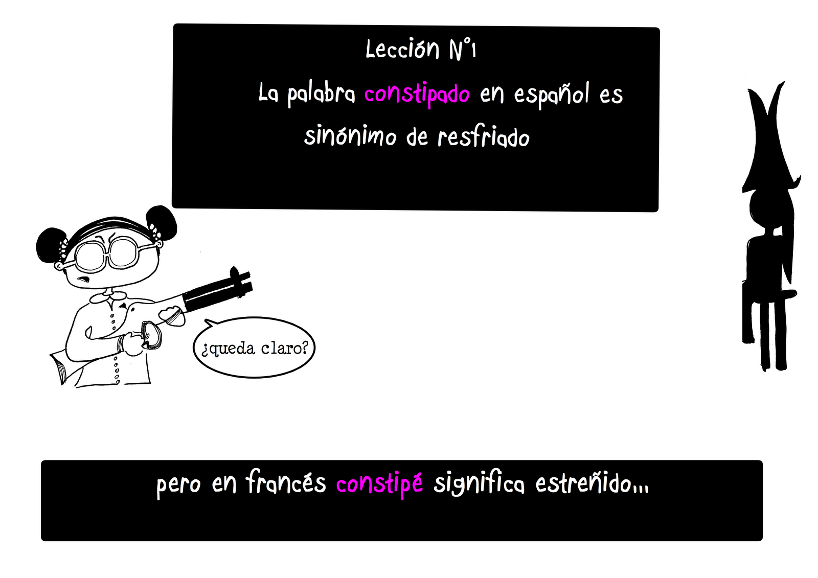 Los falsos amigos: primera lección Los falsos amigos: primera lección