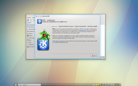 KDE SC 4.5.3 KDE SC 4.5.3, una actualización menor