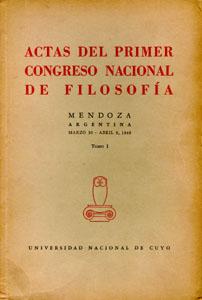 Primer Congreso Nacional de Filosofía, Mendoza 1949