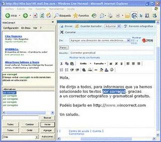 WinCorrect Web  10.0.0.1 (IE)