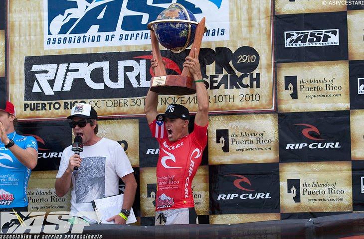 Kelly Slater gana su 10º Título Mundial