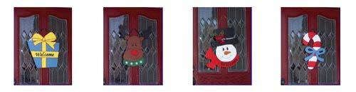 Cómo decorar las puertas en Navidad. Decoracion para Puertas en Navidad