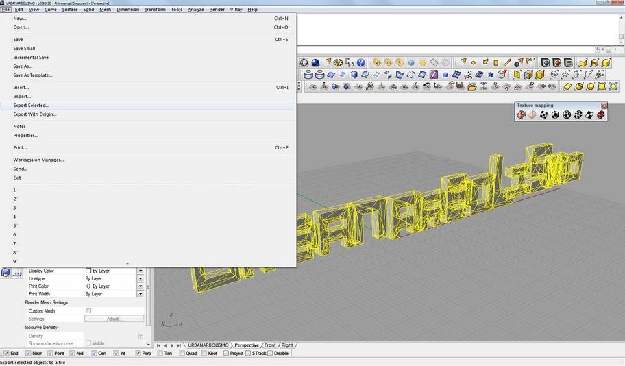 Modelizando hiedra para el Logo de Urbanarbolismo 3D