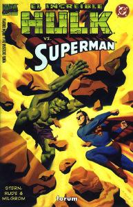Universo Comic-Books! – Excentricidades creativas Gráficamente, el especial Hulk vs. Superman estaba al nivel de los mejores crossovers Marvel/DC y sin duda hubiera merecido una edición a gran formato, eso que los americanos llaman Treasury. El periplo marveliano de Steve Rude se completaría con sendas miniseries dedicadas a La Patrulla-X, Spiderman, Thor y Capitán América. Superman Copyright © 2013 DC Comics