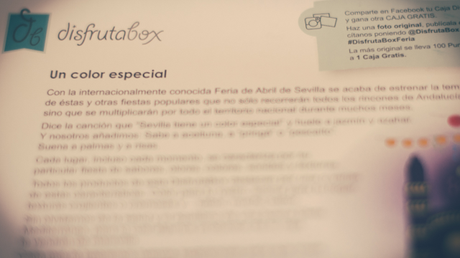 Un color especial Un color especial