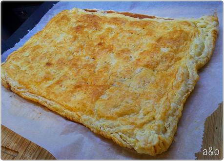 Empanada de dátiles, jamón york y queso Empanada de dátiles, jamón york y queso