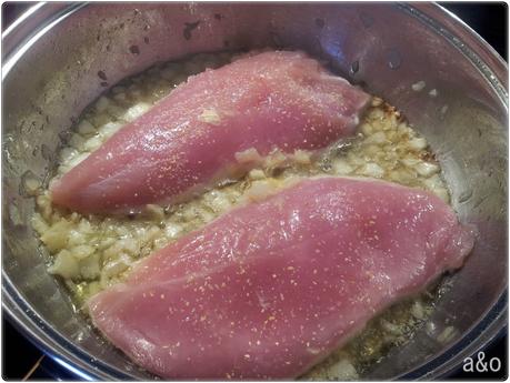 Pavo con setas y verduras Pavo con setas y verduras