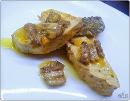 Pavo con setas y verduras Pavo con setas y verduras