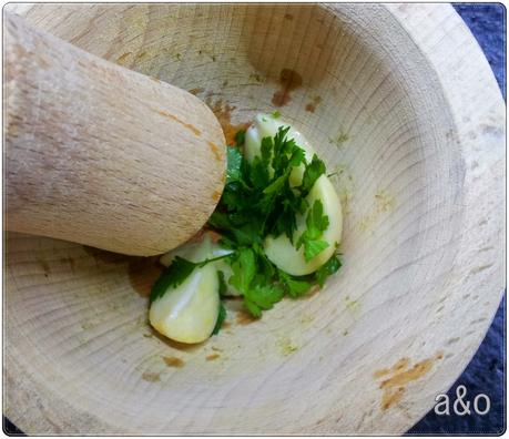 Champiñones con jamón york Champiñones con jamón york