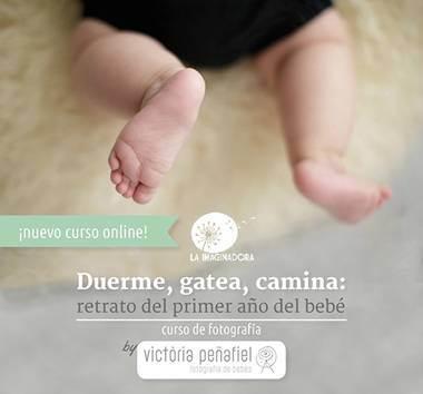 Duerme, gatea, camina… ¡Un curso que no nos podemos perder! curso fotografia bebes
