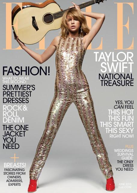 Taylor Swift lo da todo para la nueva portada de ELLE