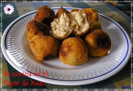 Croquetas de picadillo y queso roxu