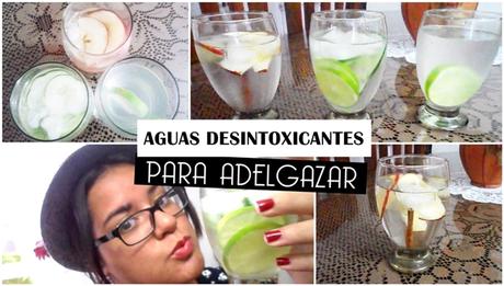 Aguas NATURALES y desintoxicantes para adelgazar