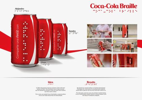 Coca-Cola Braille, latas personalizadas para quienes no pueden ver Coca-Cola Braille