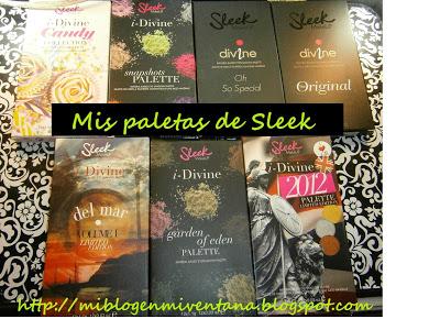 Mis paletas de Sleek: opinión. Mis paletas de Sleek: opinión.