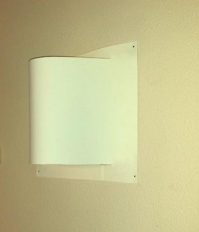 DIY Lámpara moderna por 80 céntimos colocada