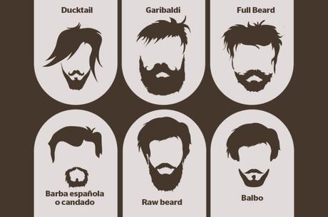 La barba está de moda. Tipos de barbas