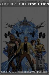 Marvel Comics anuncia versión del director de Star Wars Nº 1 y Star Wars: Darth Vader Nº 1 creacion-portada-star-wars-1-4
