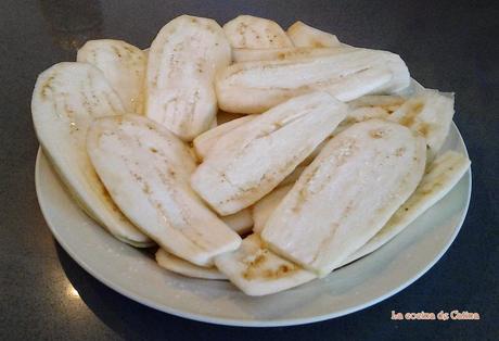 Berenjenas con jamón y queso Berenjenas con jamón y queso