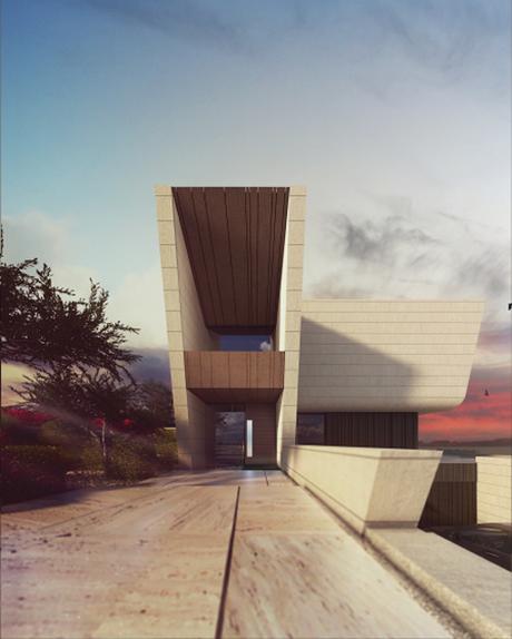 VISTA 1 _ A-cero Projects Nuevo proyecto de vivienda unifamiliar en Castilla – La Mancha