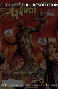 Portada alternativa de Groot Nº 1 exclusiva de In-Store Convention Groot Nº 1