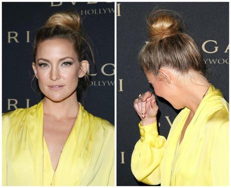 El moño informal o Messy Bun Kate Hudson