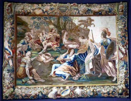 Urania en los tapices de Palas Atenea de Sigüenza La gloria de las musas