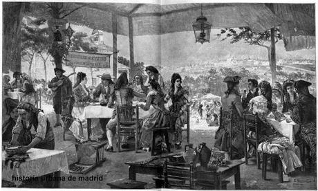 Estampas. Madrid pueblo. Fiesta de San Isidro a principios del siglo XIX