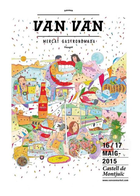 Van Van Mercat Gastonómada, Street Food en “la Nit dels Museus” van-van_cartell-castel-de-montjuic